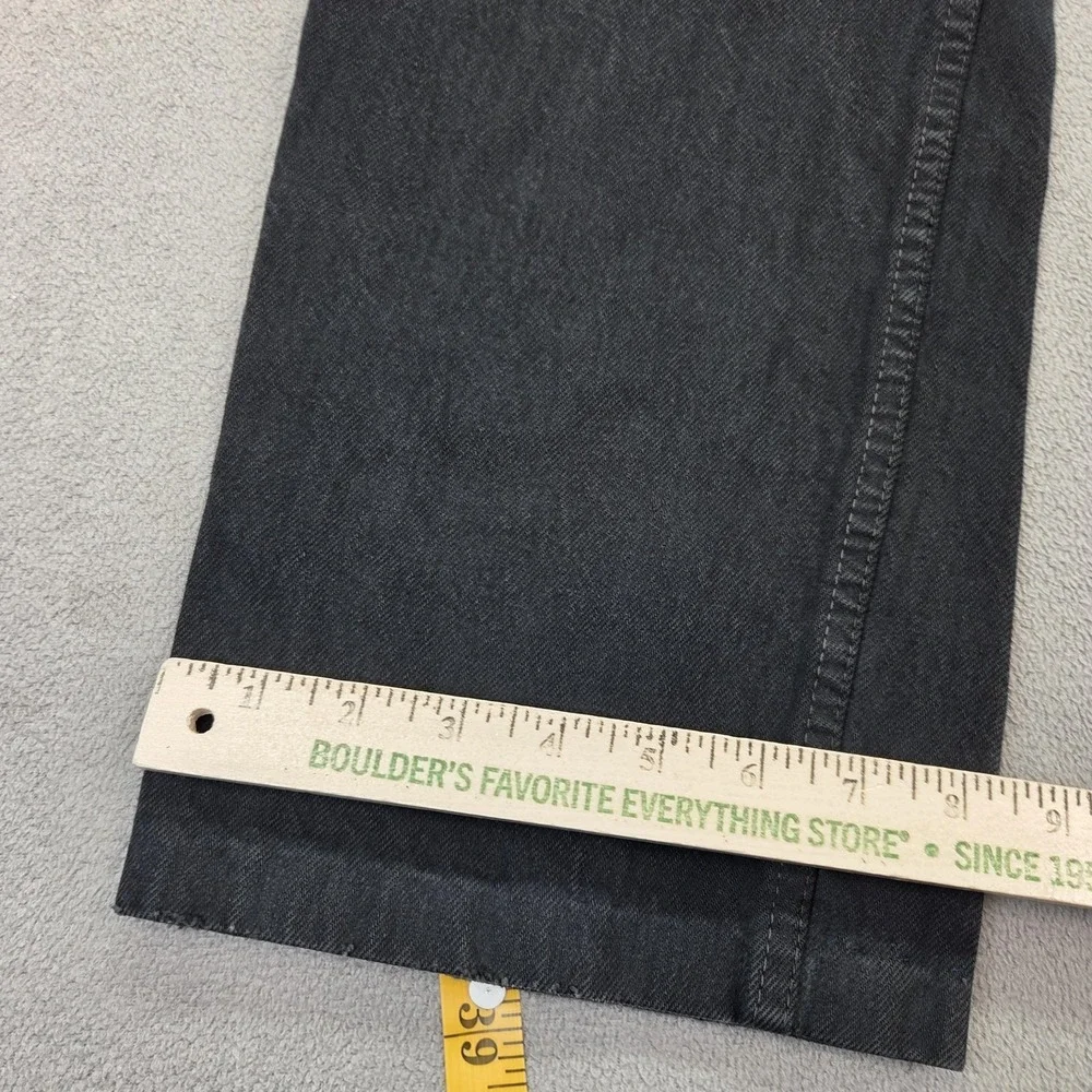 Levis Jeans Mens Black Straight Denim Faded‎ Wash Red Tab Mid Rise Fits 30x27